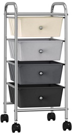 Тележка для хранения VLX 320401, 32 см x 36.5 см x 76 см