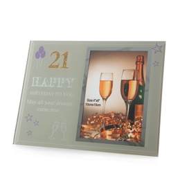 Foto rāmis Birthday 2, 18 cm x 23 cm, pelēka