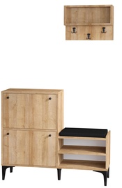 Jalatsikapp Kalune Design Bred, tamm, 35 cm x 110 cm x 92 cm