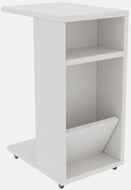 Kohvilauad Kalune Design Filinta, valge, 40 cm x 30 cm x 63 cm