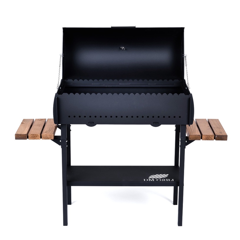 Grill DM Grill Standart Duo, must, 30 cm