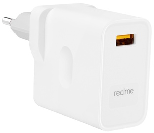 Зарядное устройство Realme SuperDart 30W, USB, белый, 30 Вт