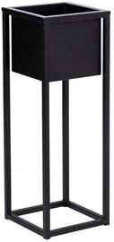 Statīvs Metal Flower Stand, melna, 240 mm x 240 mm