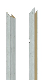 Ukseleng Domoletti, 209.5 cm x 10 - 14 cm x 1 cm, vasakpoolne, norra tamm