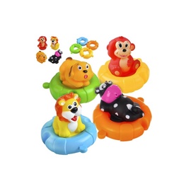 Vannitoa mänguasjade komplekt Cute Animals, mitmevärviline, 4 tk