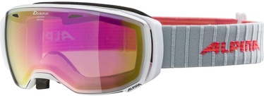 Солнцезащитные очки для катания на лыжах и сноуборда Alpina Estetica MM, белый/розовый