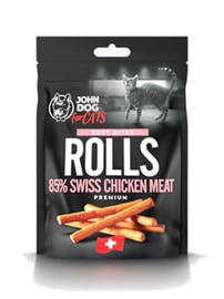 Лакомство для кошек John Dog Soft Bites Rolls Chicken, 0.05 кг