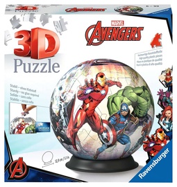 3D пазл Ravensburger Marvel Avengers 11496, 12.9 см x 12.9 см