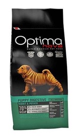 Sausā suņu barība Optima Nova Puppy Digestive OP61628, truša gaļa/kartupeļi, 12 kg
