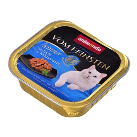 Влажный корм для кошек Animonda Vom Feinsten Salmon In Herb Sauce, рыба, 0.100 кг