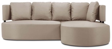 Kampinė lauko sofa Calme Jardin Barts 4 Seats, smėlio, dešininė, 190 cm x 245 cm x 85 cm