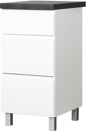 Alumine köögikapp Bodzio Kampara KKA40DS-BI/L/BI, valge, 60 cm x 40 cm x 86 cm