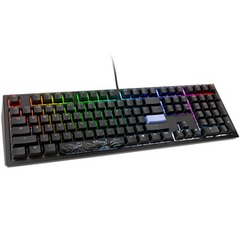 Klaviatūra Ducky Shine 7 Cherry MX Red EN, juoda