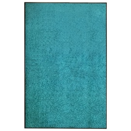 Durvju paklājs VLX Washable 323462, ciāna (cyan), 180 cm x 120 cm x 0.9 cm