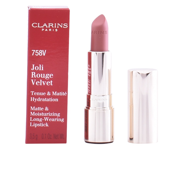 Губная помада Clarins Joli Rouge Velvet Matte 758 Sandy Pink, 3.5 мл