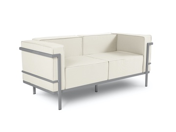 Lauko sofa Calme Jardin Cannes, pilka/smėlio, 70 cm x 164 cm x 70 cm