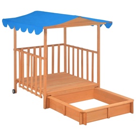 Liivakast VLX Playhouse With Sandbox, sinine/pruun (kahjustatud pakend)
