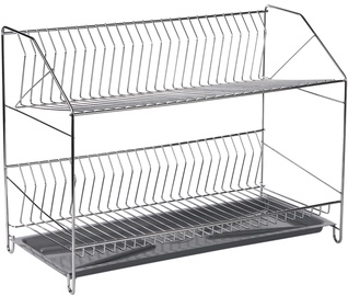 Trauku žāvētājs Ander 204021102, 50 cm x 23 cm x 37 cm, metāls, sudraba