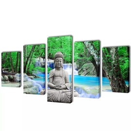 Фотокартина VLX Buddha 5pcs 241589, 2000 мм x 1000 мм