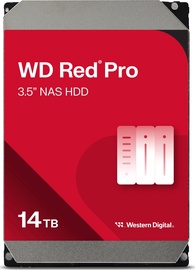 NAS cietais disks Western Digital Red Pro WD142KFGX, 14000 GB