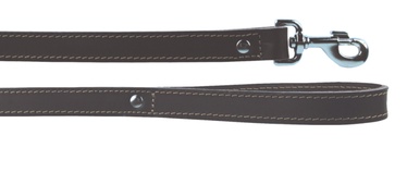 Pavada Zolux Leather Lined, brūna, 1 m x 25 mm