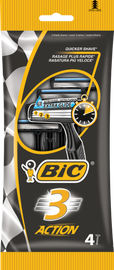 Skuveklis Bic 3 Action, 4 gab.