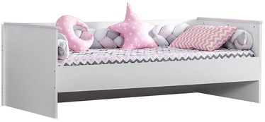 Детская кровать Kalune Design Cýty Sedýr-P-My, белый/розовый, 100 x 200 см