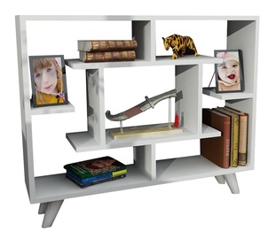 Plaukts Kalune Design Fondea, balta, 22 cm x 90 cm x 76 cm