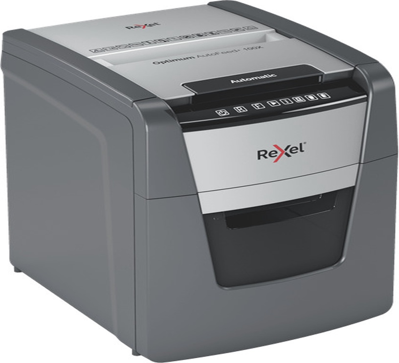 Papīra smalcinātājs Rexel Optimum AutoFeed+ 100X Automatic, 4 x 28 mm