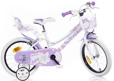 Детский велосипед Dino Bikes, розовый, 16″