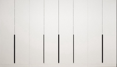 Esiku riidekapp Kalune Design Noah 8261, valge, 35 cm x 360 cm x 210 cm