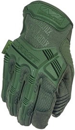 Рабочие перчатки перчатки Mechanix Wear M-Pact Olive Drab MPT-60-009, искусственная кожа/нейлон/термопласт-каучук (tpr), оливково-зеленый, M, 2 шт.