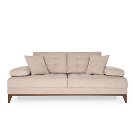 Divvietīgs dīvāns Hanah Home Sonya, krēmkrāsa, 104 x 200 cm x 86 cm