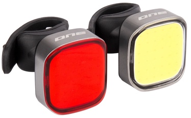 Велосипедный фонарь One S.Light 40 NF071601, пластик, черный, 2 шт.