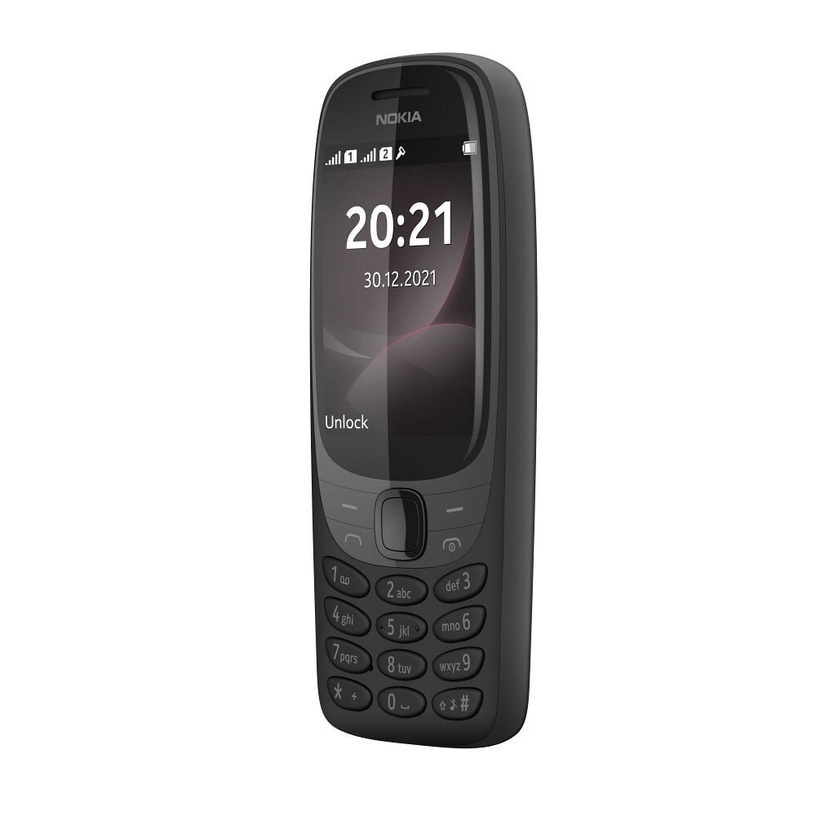 Telefons ar pogām Nokia 6310, melna (bojāts iepakojums)