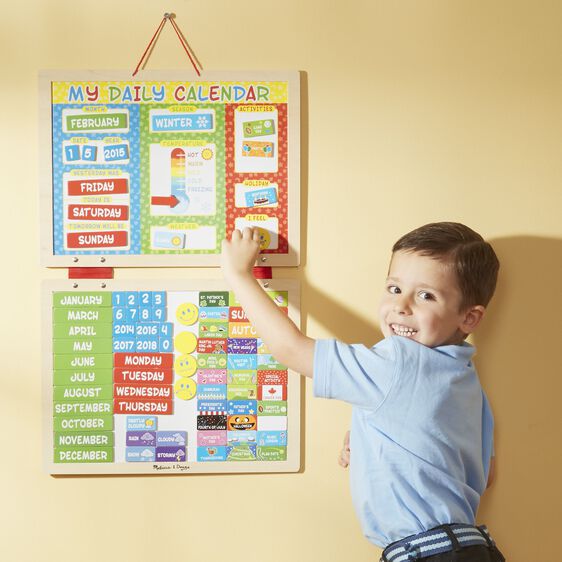 Zaislas Melissa Doug My Magnetic Daily Calendar 9253 80 Vnt Senukai Lt