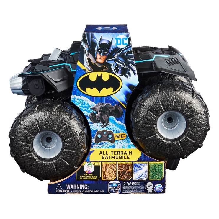 Bērnu rotaļu mašīnīte Spin Master Batman All Terrain Batmobile 6062331, zila/melna
