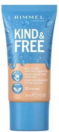 Tonālais krēms Rimmel London Kind & Free 10 Rose Ivory, 30 ml