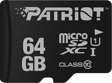 Mälukaart Patriot LX Series, 64 GB, 80 Mb/s - 10 Mb/s