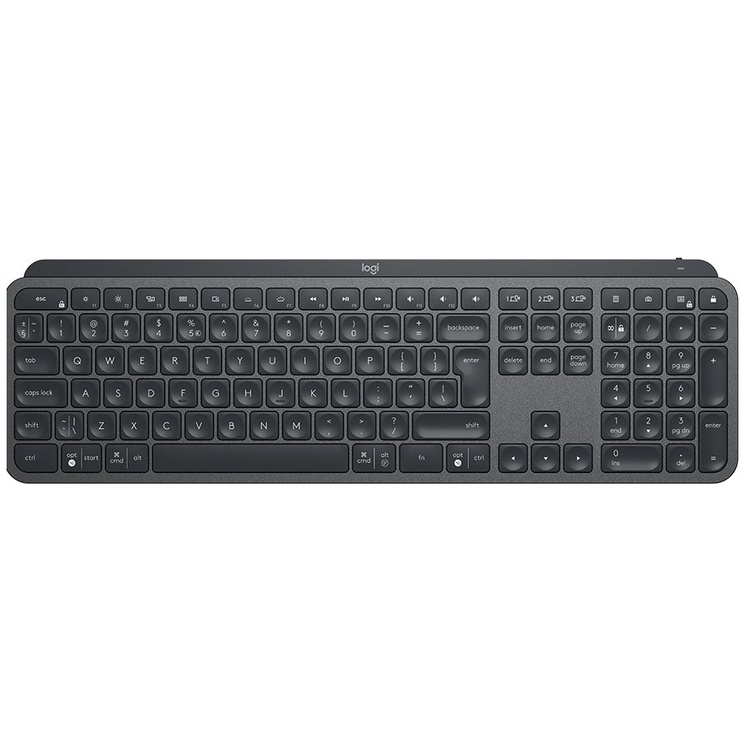 Клавиатура Logitech MX Keys EN, черный, беспроводная
