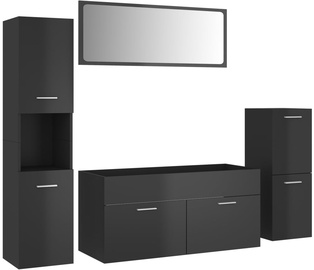 Vannitoa mööblikomplekt VLX 3070945, hall, 38.5 x 100 cm x 46 cm