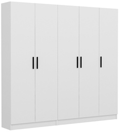 Гардероб для прихожей Kalune Design Noah 8201, белый, 35 см x 225 см x 210 см