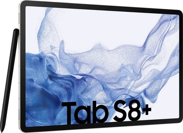 Tahvelarvuti Samsung Galaxy Tab S8 Plus WiFi, hõbe, 12.4", 8GB/256GB