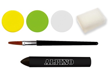 Näovärvid Alpino Dino Aqua, valge/kollane/roheline