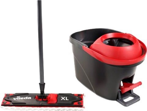 Набор для мытья полов Vileda Ultramat Turbo XL 161023, черный/красный