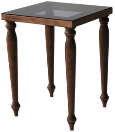 Журнальный столик Kalune Design Tango, ореховый, 40 см x 40 см x 54 см