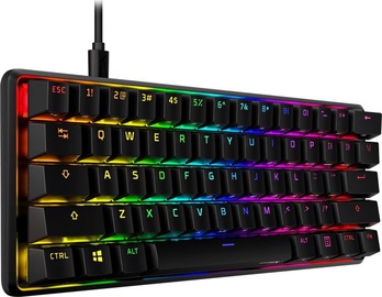 Klaviatūra HyperX HKBO1S-RB-US EN, melna