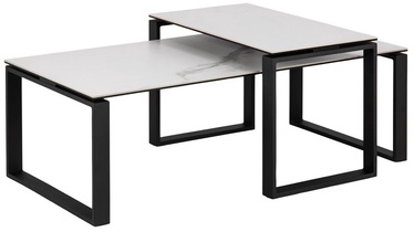 Журнальный столик Katrine 61535, белый, 69 см x 115 см x 45 см