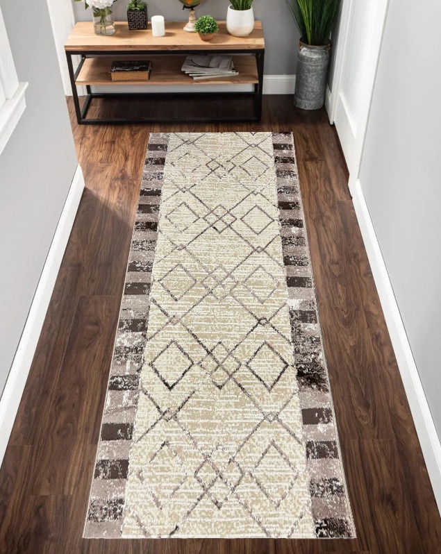 Ковровая дорожка 5K Home Decor Piero 06147A, бежевый, 220 см x 160 см