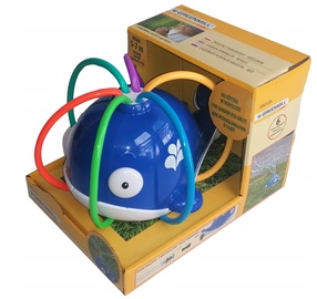 Žaislinis vandens fontanas Greenmill Whale Spinning Sprinkler, mėlyna/balta